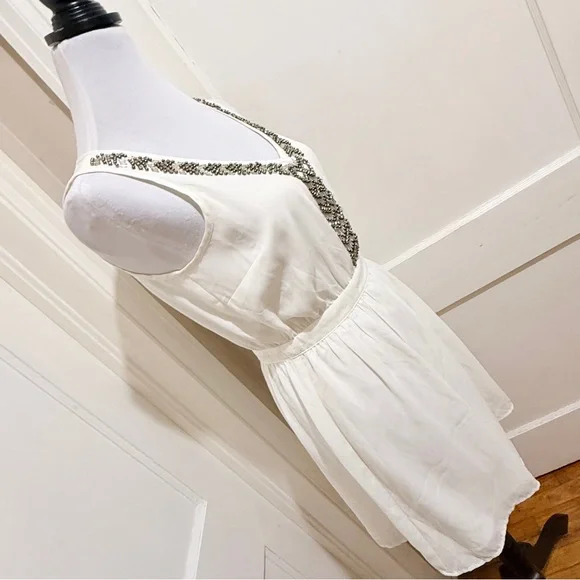 New with Tags! Forever 21 White Dress with Silver Accents - Picture 13 of 16
